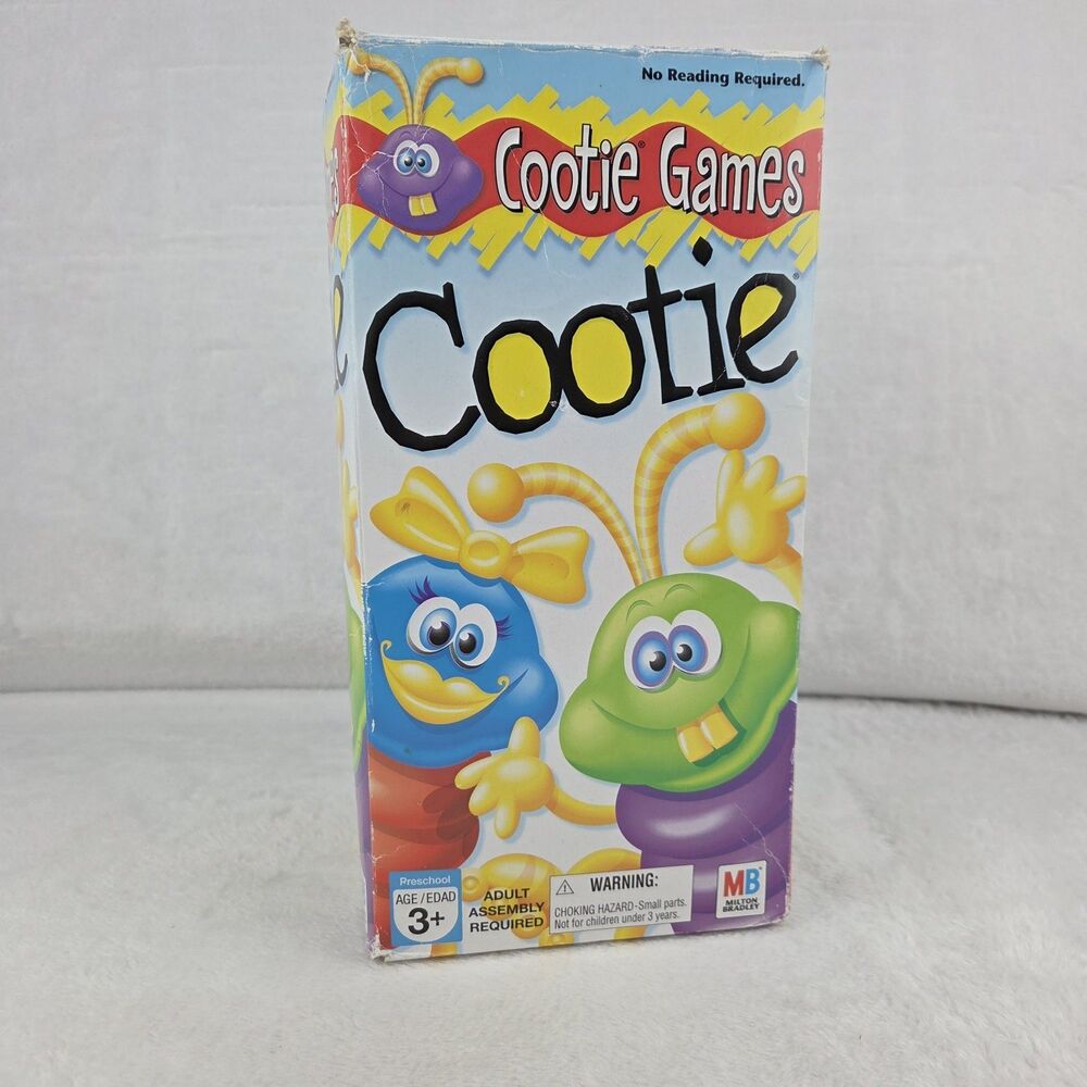 Vinatge 1999 Cootie Game Milton Bradley Complete W Instructions